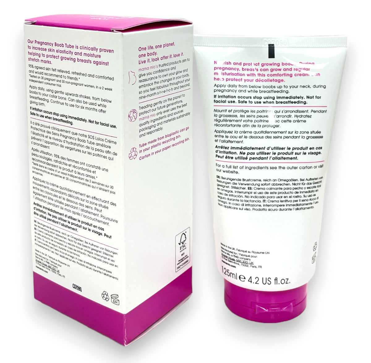 Mama Mio Pregnancy Boob Tube Omega-Rich Soothing Bust Cream