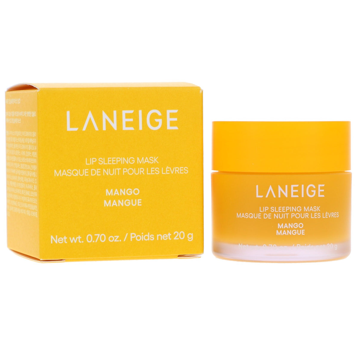 Lip Sleeping Mask Mango 0.7 oz - Hydrating Lip Treatment for Soft, Smooth Lips