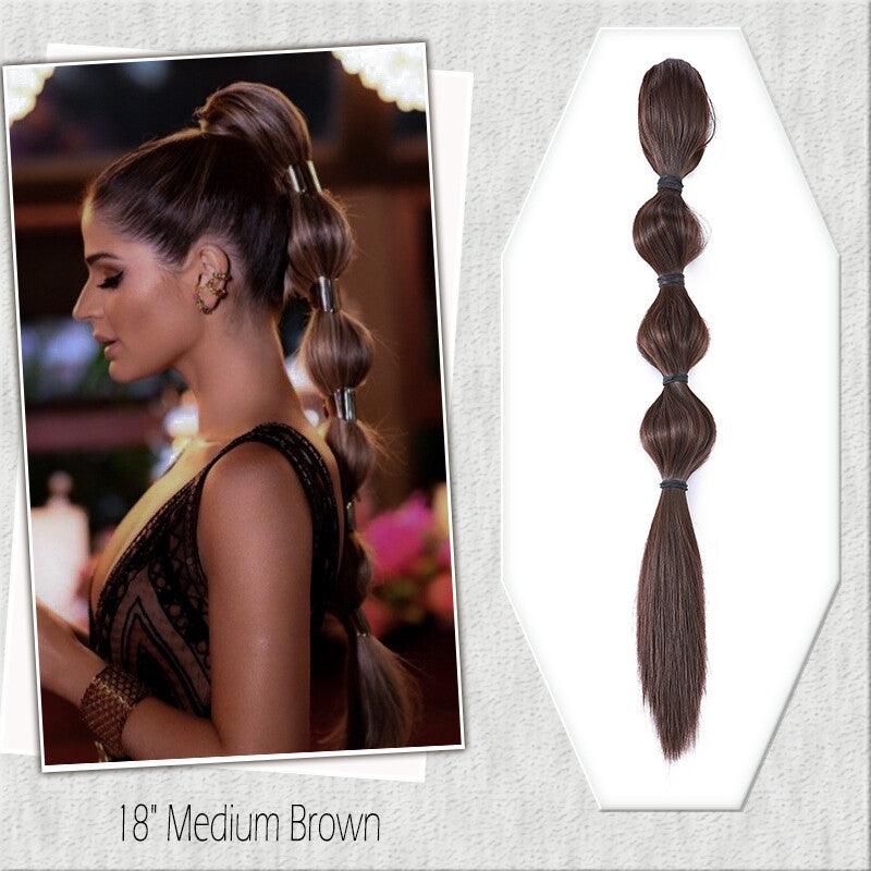 Fake Ponytail Clip-In Hair Extension Thick Natural Look 14 Inches