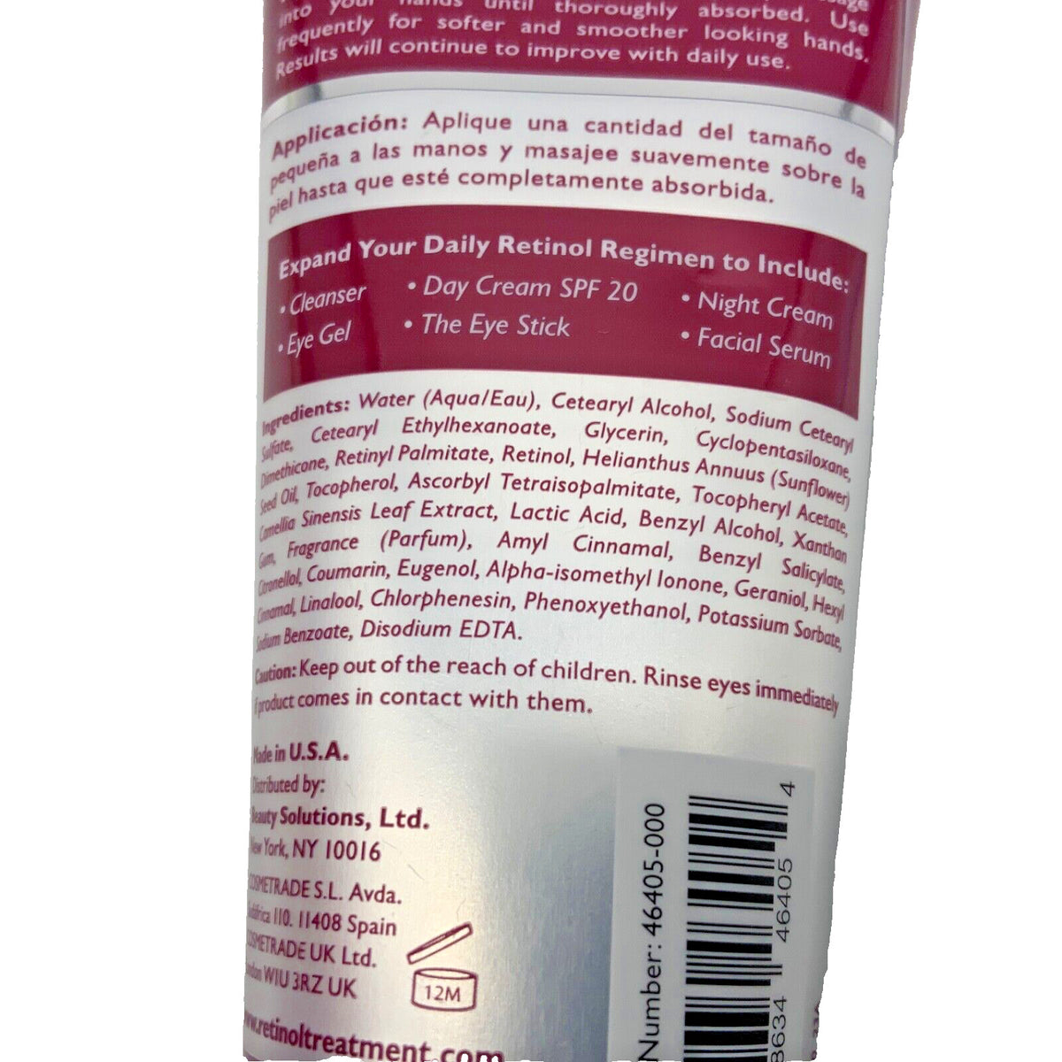 Retinol Hand Cream Set - Moisturizing Anti-Aging Hand, Nail & Cuticle Care