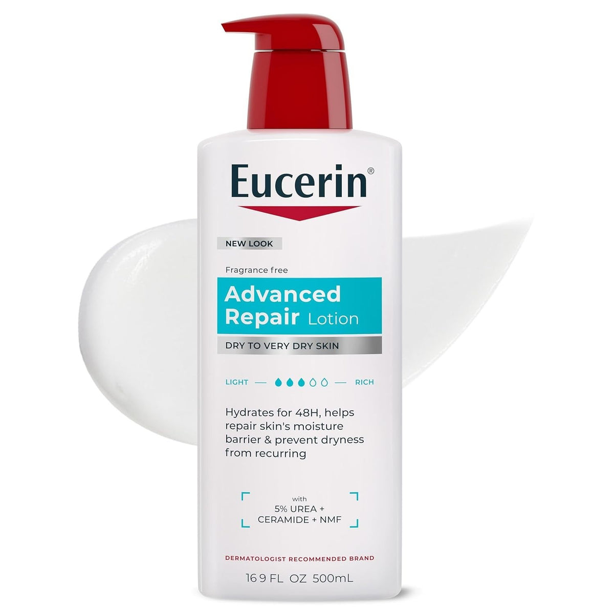 Urea Enriched Body Lotion – 16.9 oz Moisturizer for Dry Skin