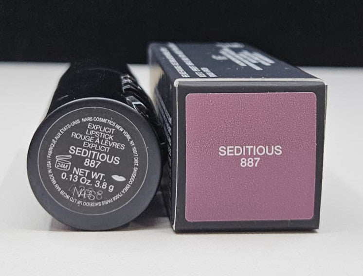 NARS Explicit Lipstick Refillable - Satin Lipstick 0.13 oz, Shade 887 Sedition