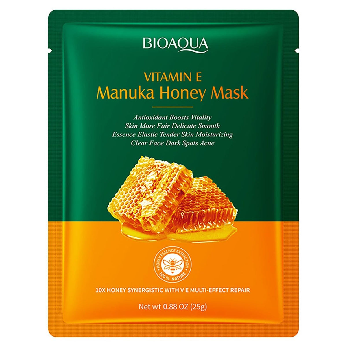 Manuka Honey Facial Mask with Vitamin E - 25g x 5 Pack