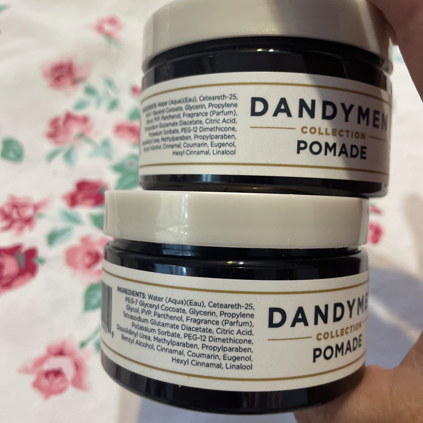 Strong Hold Hair Pomade 3.4 Oz - Dandymen Collection (2 Pack)