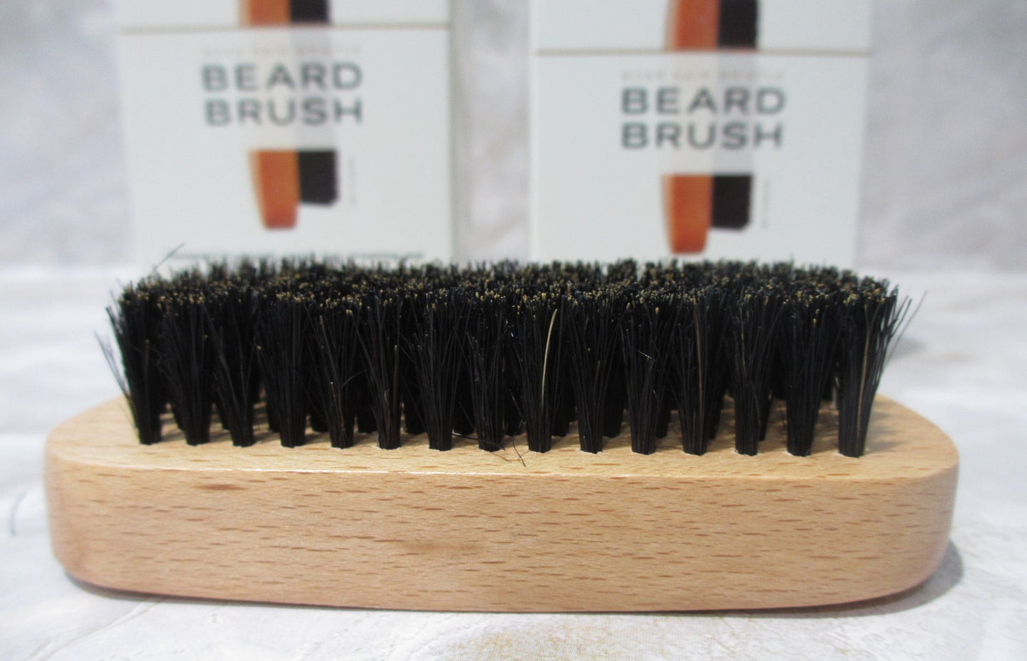 2 Pack Beard Grooming Brushes Boar Bristle Shaving & Hair Care