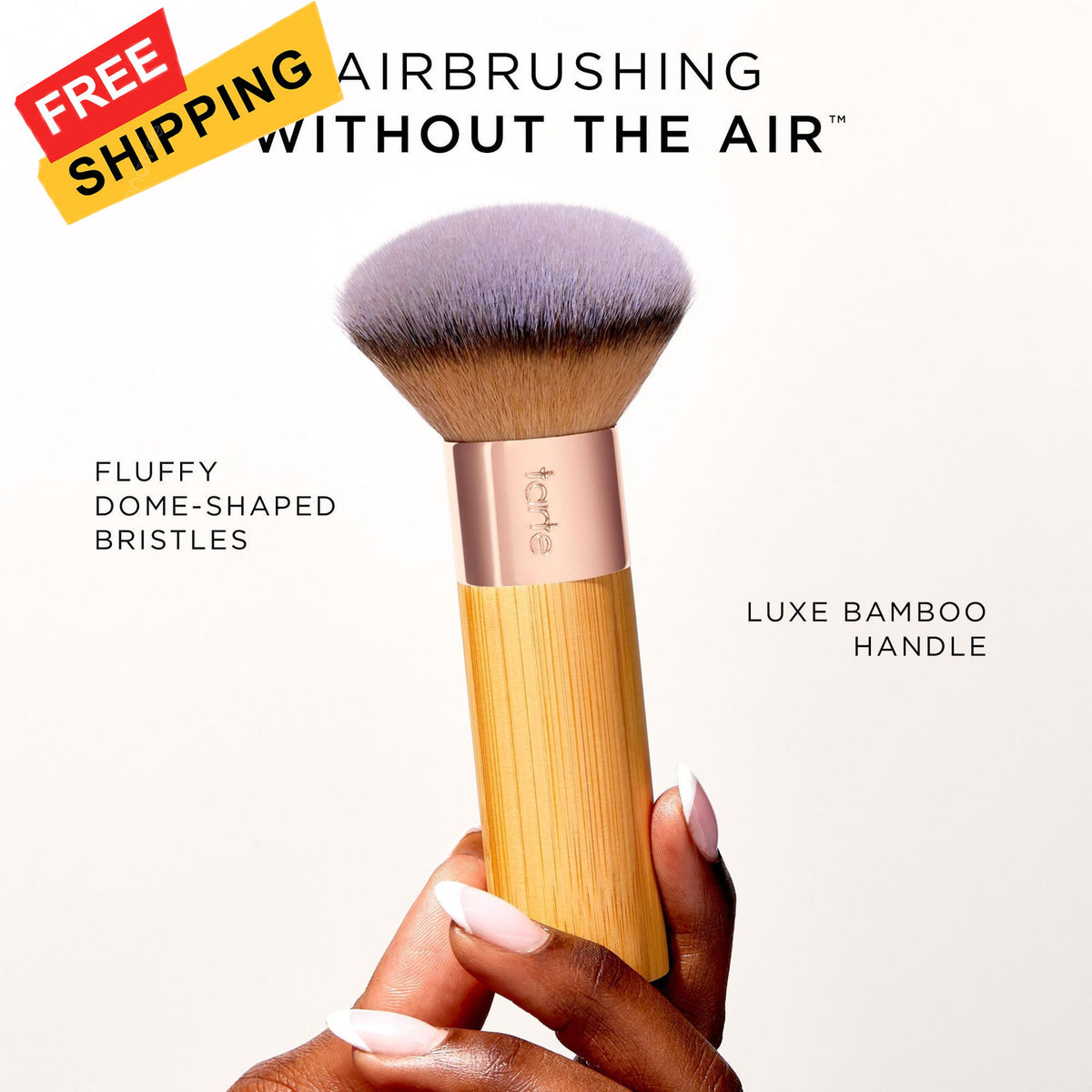 Foundation Brush - Airbrush Finish Blending Full Size Beige