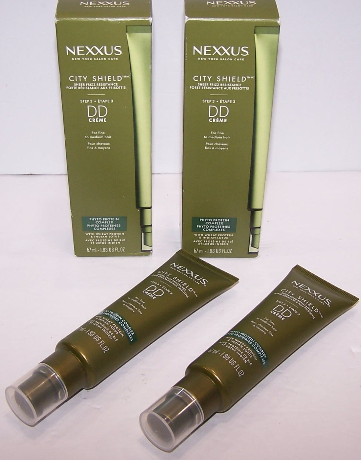 Nexxus City Shield Frizz Resistance Hair Creme - Damage Defense, 1.93oz (2 Pack)
