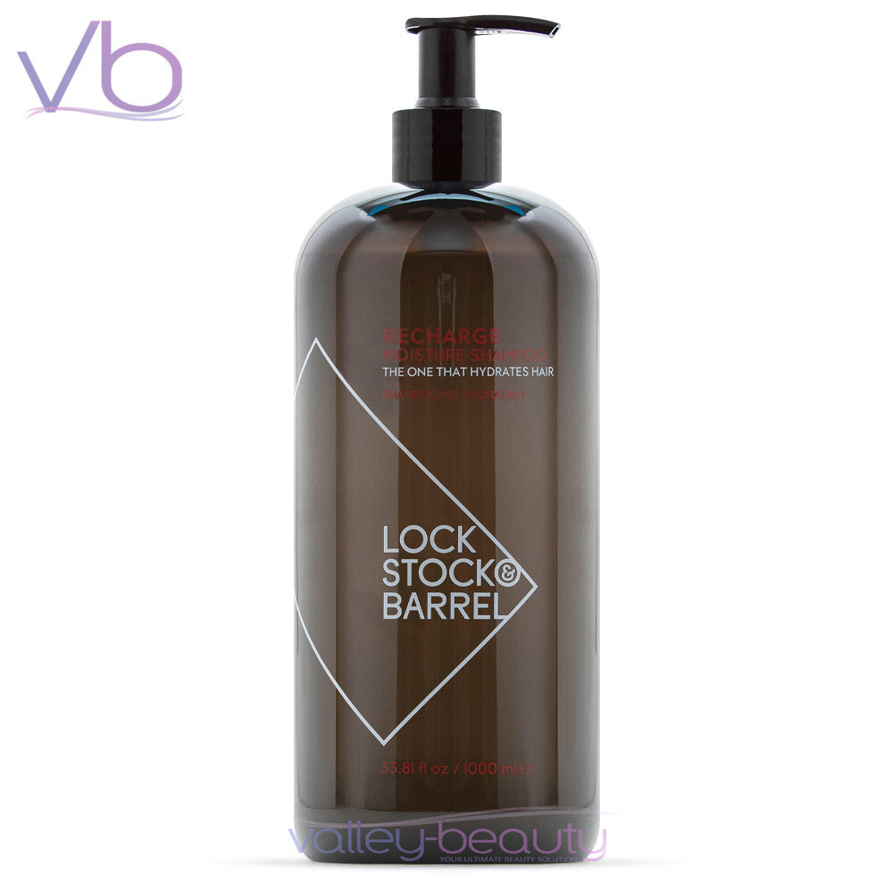 Recharge Moisturizing & Nourishing Shampoo for Men - 1000ml Hydrating Hair Care
