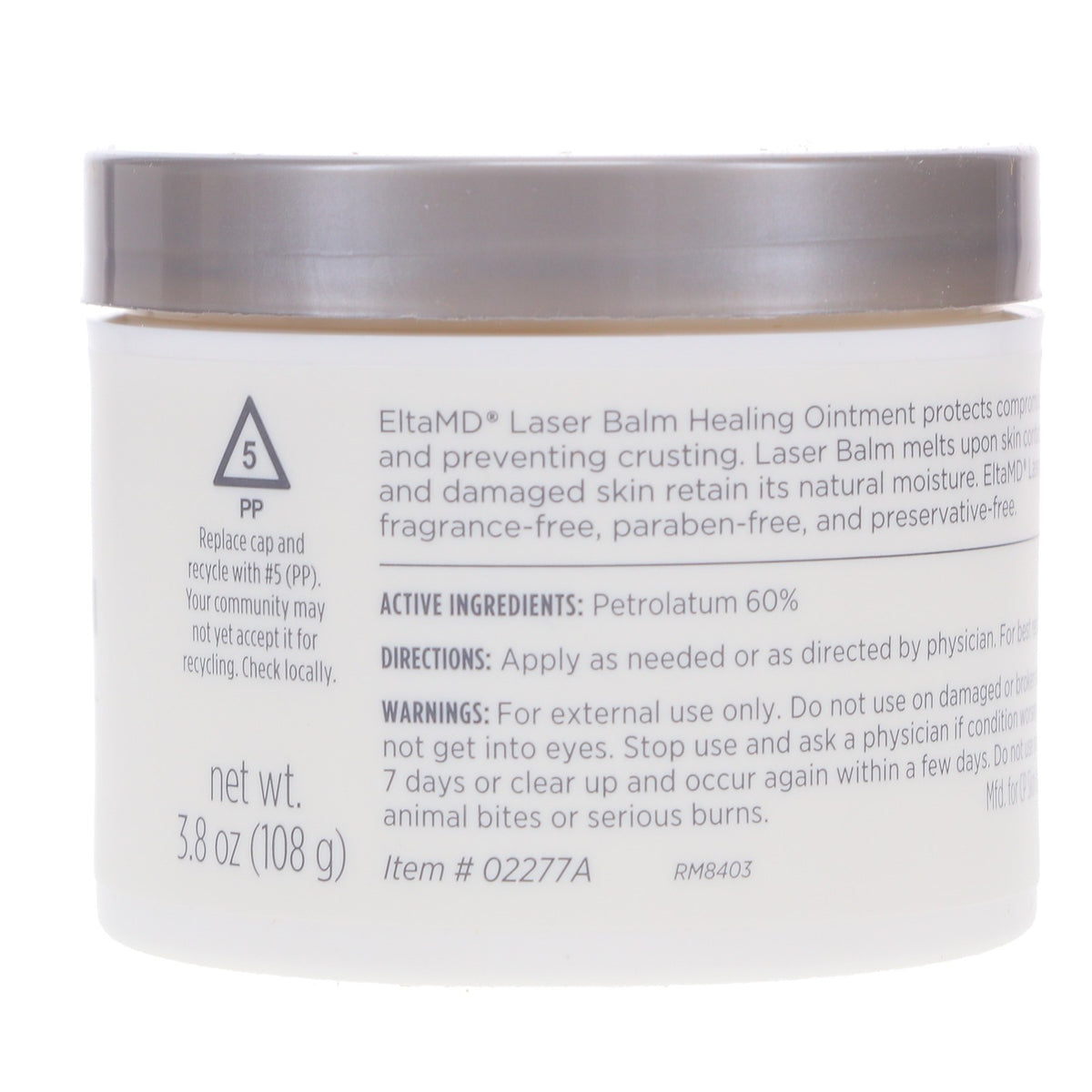 Laser Post-Procedure Balm 3.8 oz - Body Healing & Recovery