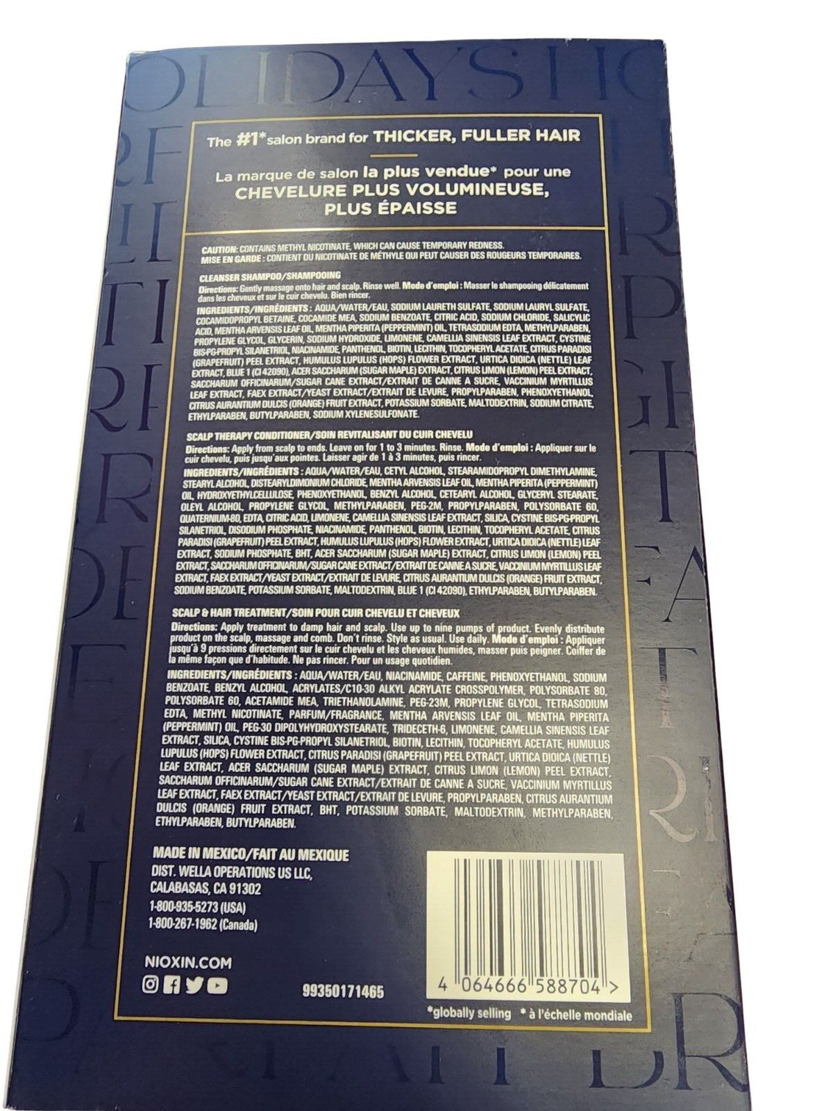 Nioxin System 1 Hair Kit - Natural Hair with Light Thinning