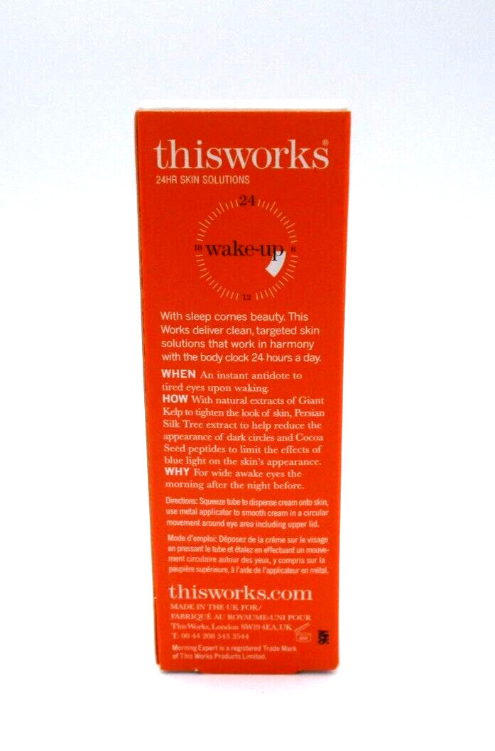 Thisworks Morning Expert Open Eyes Eye Treatment - 15ml / 0.5oz, Brand New