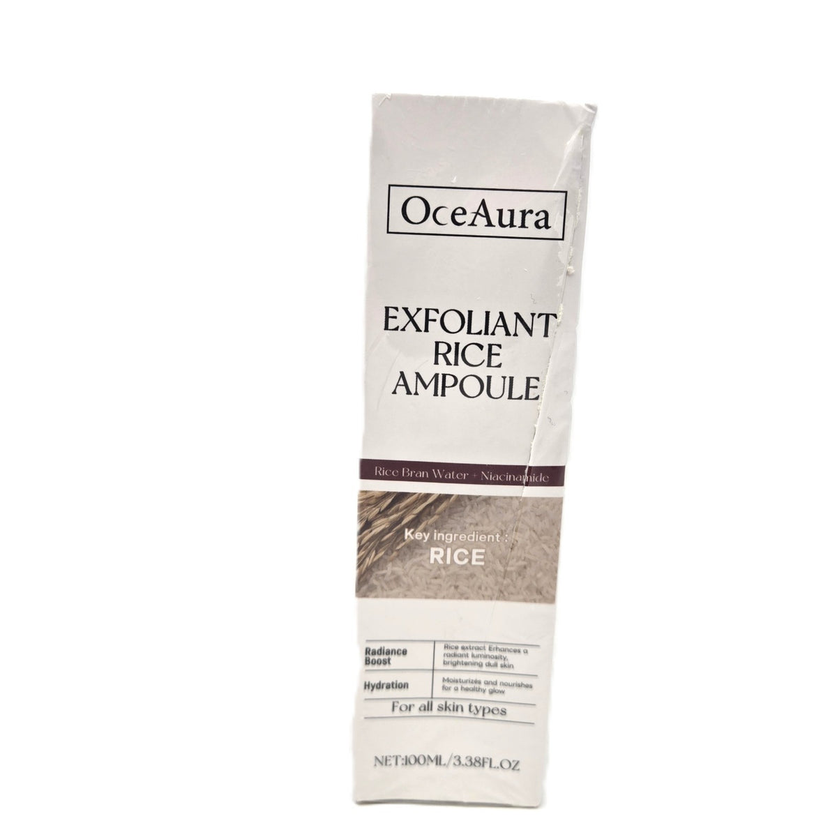 Oceaura Rice Skin Brightening Facial Hydrating Exfoliating Serum -
