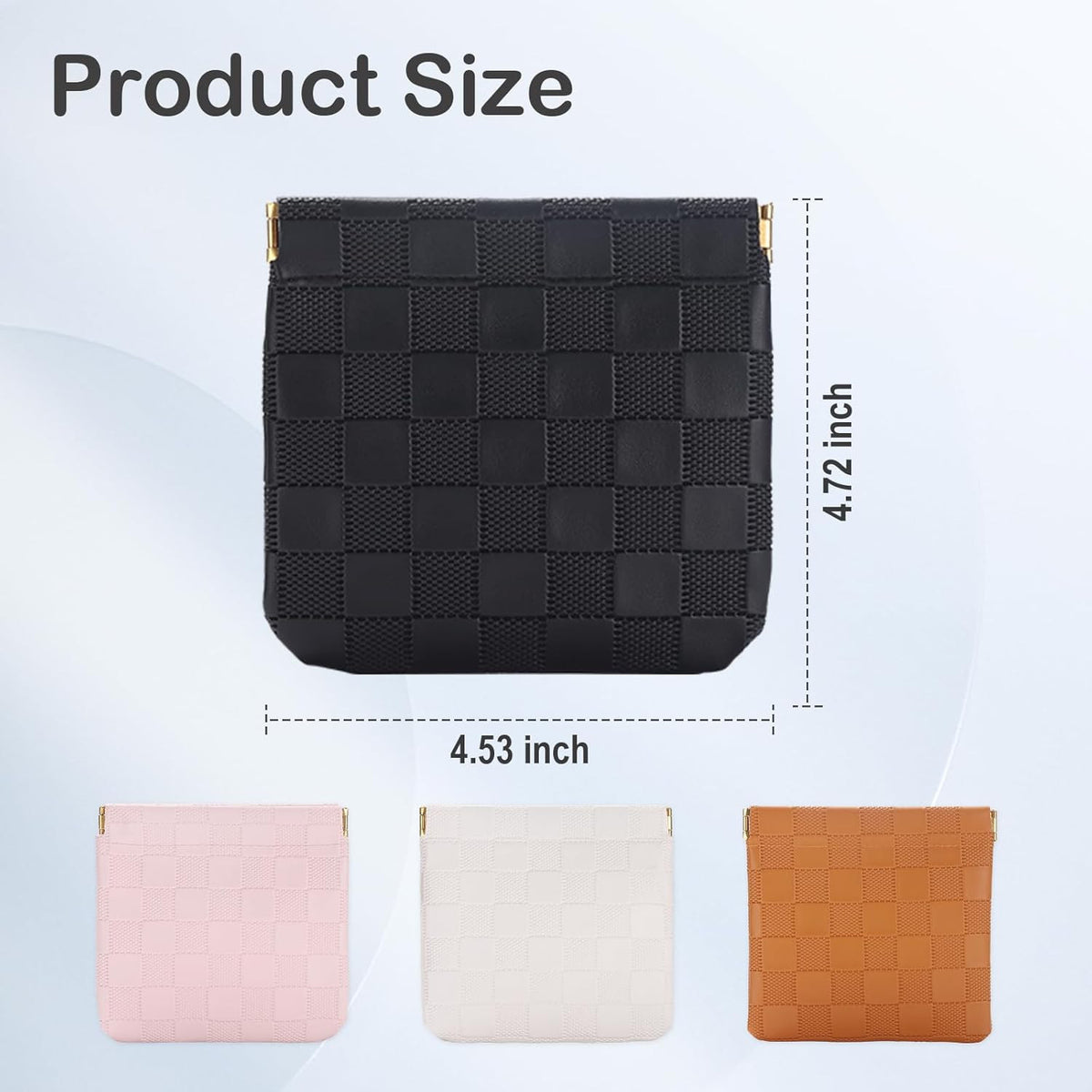 Mini Waterproof Makeup Bags Set - 2 Small Purse Cosmetic Pouches for Women