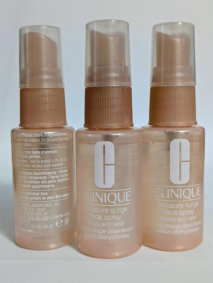 Clinique Moisture Surge Face Spray 30ml – 3-Piece Hydrating Mist Set