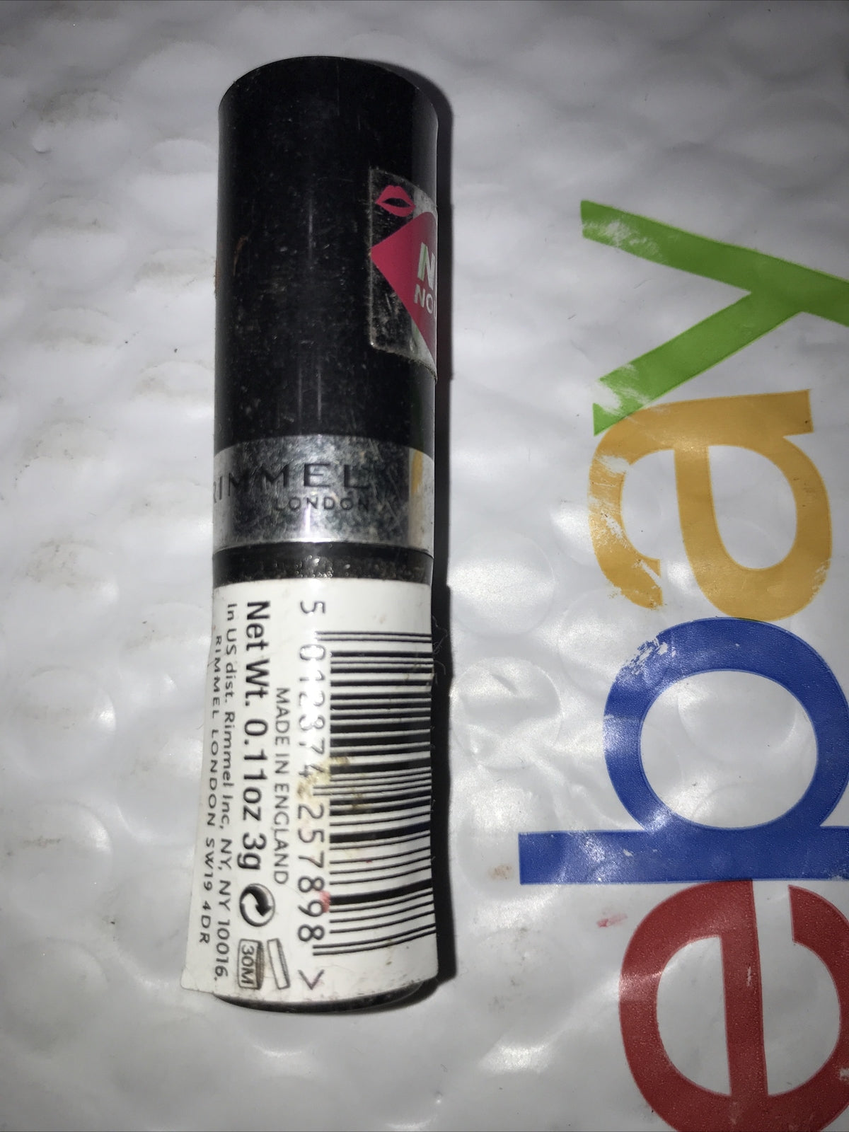 Discontinued Rimmel London Cool Shine Lipstick 060 Splash - Vintage Unsealed