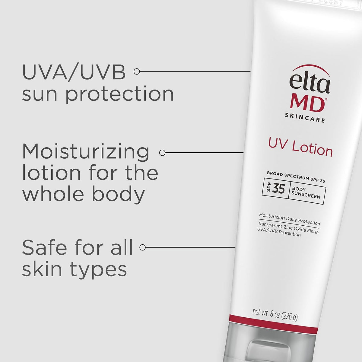 Elta MD UV Lotion Broad Spectrum SPF 30+ 226g 8oz EXP 6/2028 NEW FAST