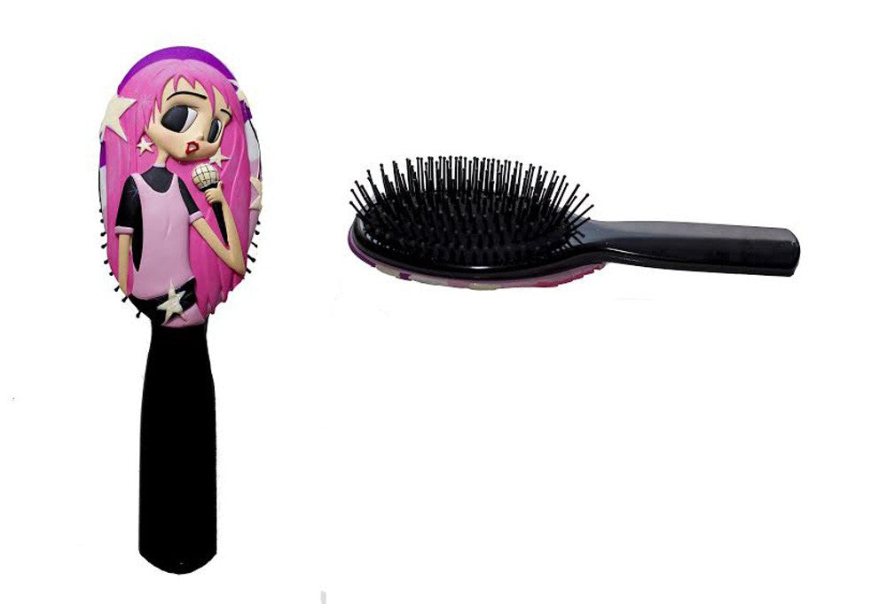 Fun 9-Inch Hair Brush with Wildlife, Fantasy, and Girl Designs – Gift Idea
