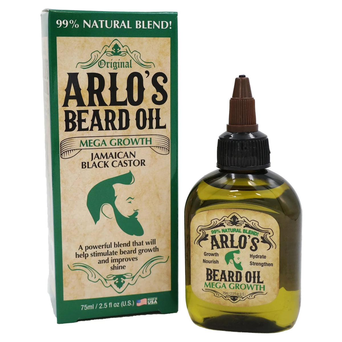 Jamaican Black Castor Beard Oil - Moisturizes, Softens & Boosts Growth 75ml
