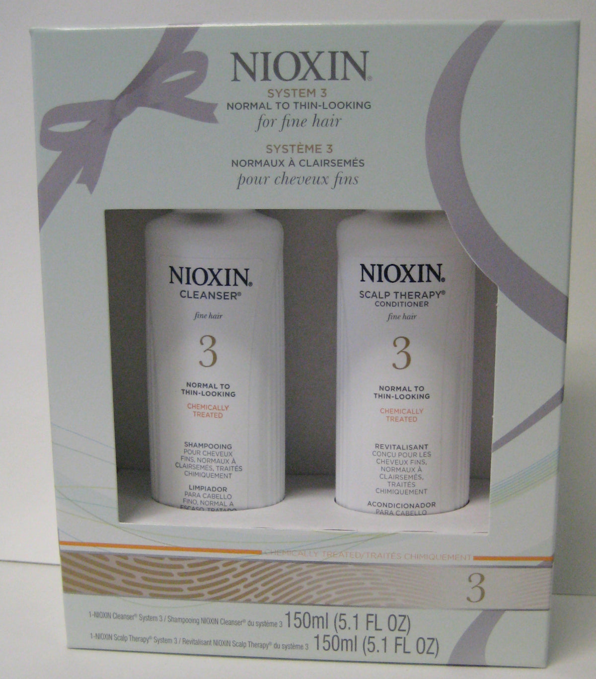 Nioxin System 3 Shampoo & Conditioner Duo Set 5.1 oz