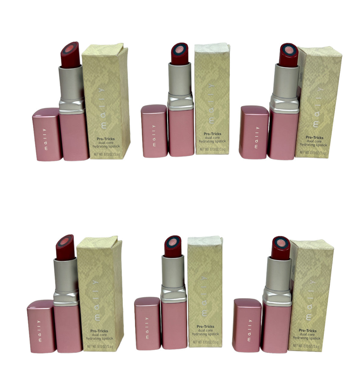 Hydrating Lipstick - Dual-Core Moisturizing Lip Color 0.13oz Berry