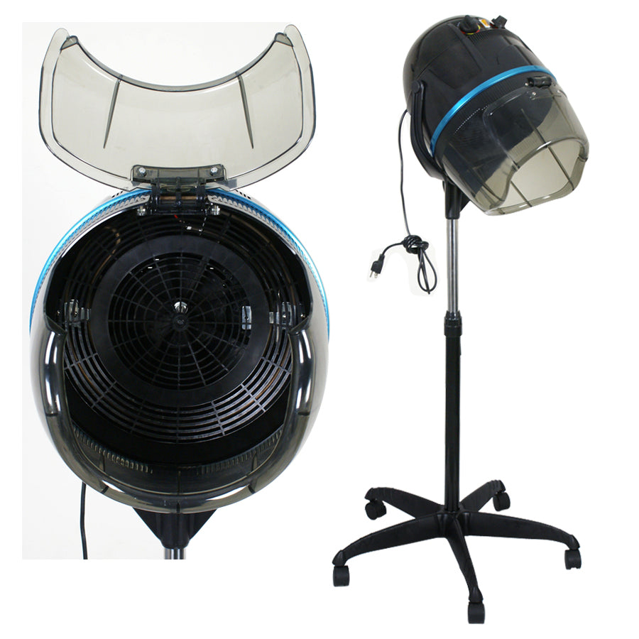 Pro 1300W Hair Dryer with Adjustable Height Hood - Hot Perm For Salon & Home