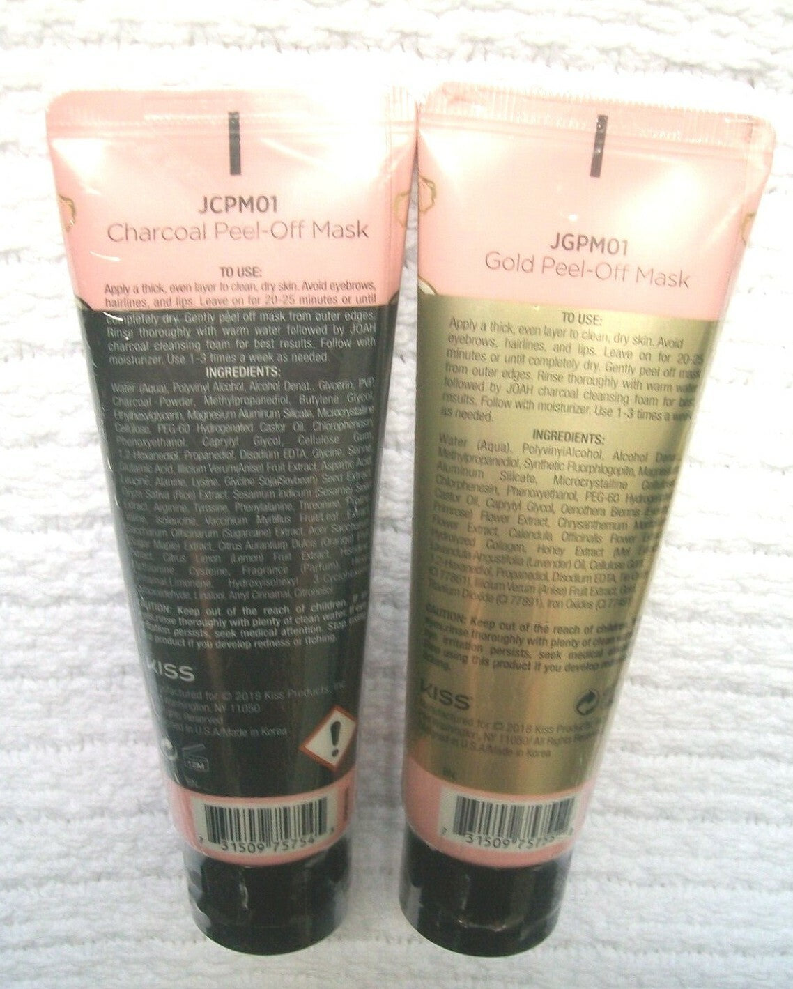 Charcoal Gold Peel Off Mask - Korean Beauty Duo .75g