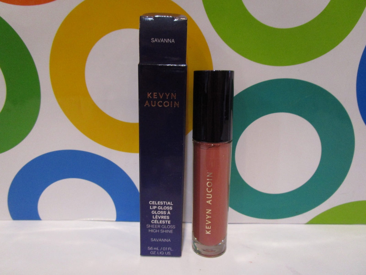 Lip Gloss with Savanna Shade - Hydrating & Non-Sticky, 0.1 oz