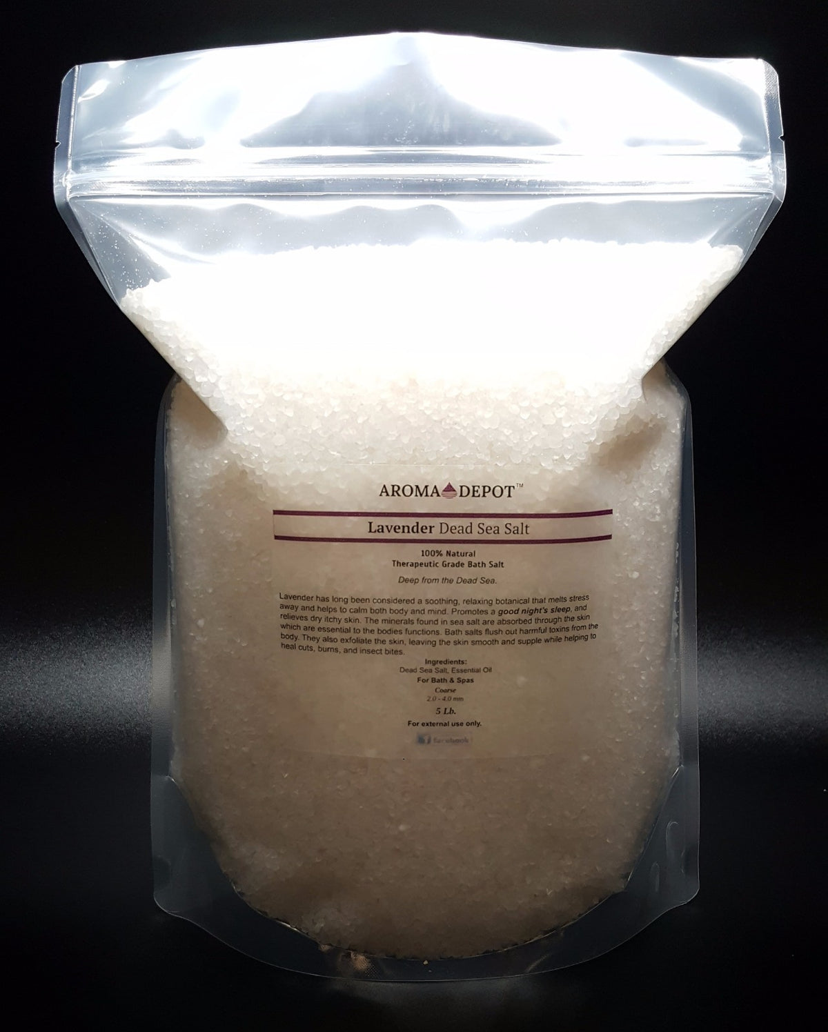 Lavender Detox Bath Salt Soak Purifying Soaking Salts 1oz to 5 lbs