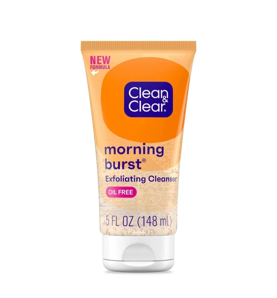 Clean & Clear Morning Burst Oil-Free Facial Scrub For All Skin Types,