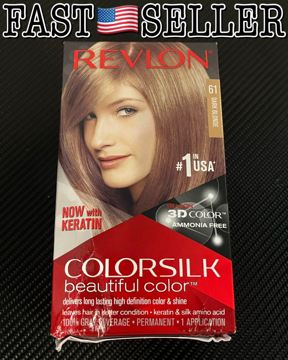 Revlon Colorsilk Beautiful Permanent Hair Color 61 Dark Blonde