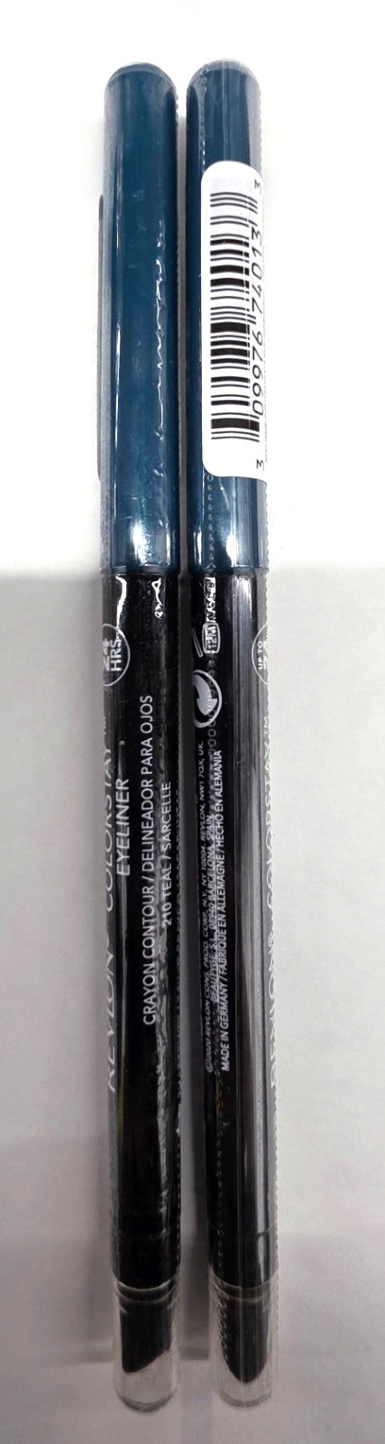 Revlon ColorStay Eyeliner Pencil 2 Pack - Teal, Long-Lasting Makeup
