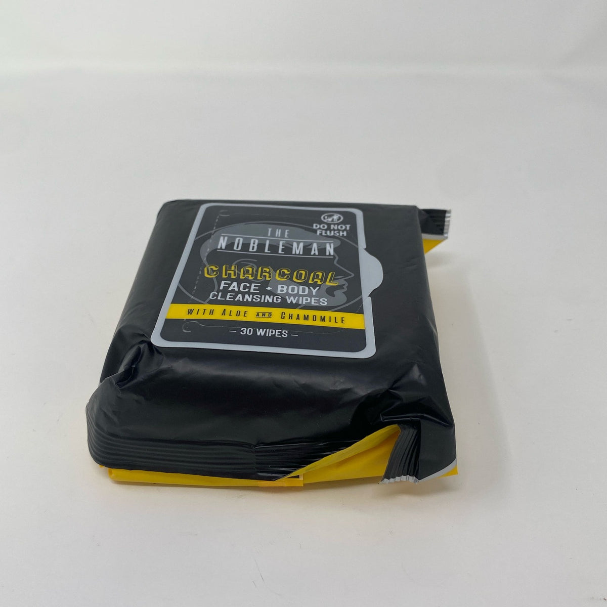 Charcoal Face & Body Cleansing Wipes with Aloe & Chamomile - 30 Pack