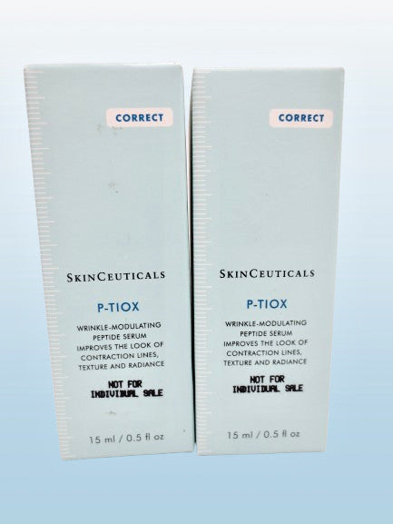 P-TIOX Wrinkle Modulating Peptide Serum - 2-Pack, 0.5 oz Each, Sealed Boxed