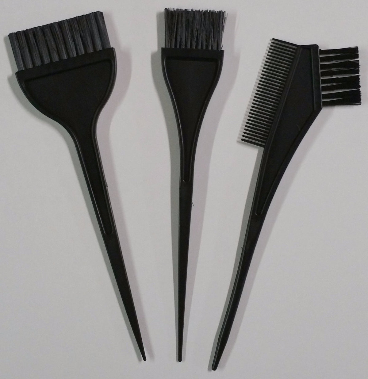 3-Piece Hair Color Brush Set - Hair Dye Application Brushes