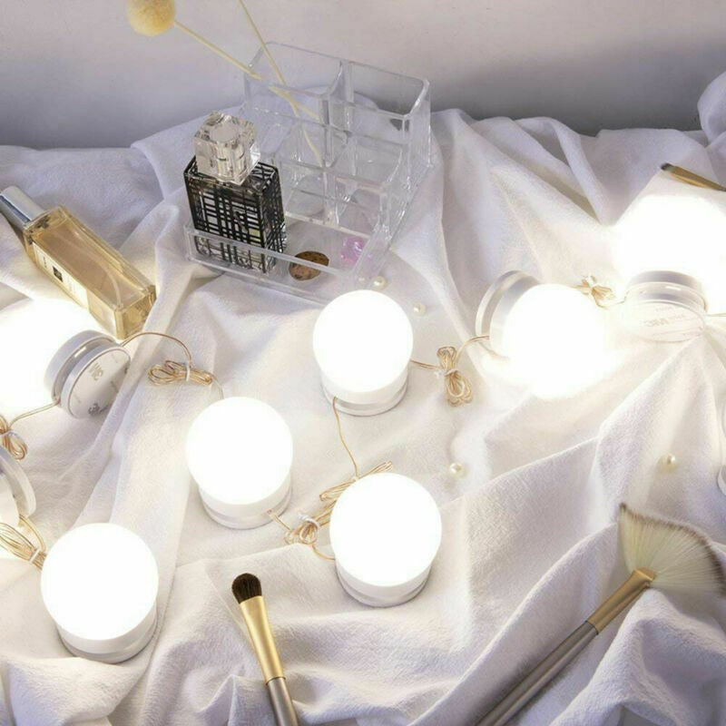 LED Vanity Mirror Lights Kit with Dimmable 10 Bulbs for Makeup