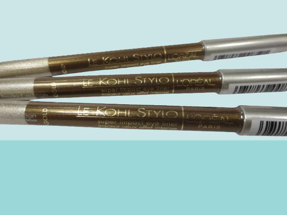 L'Oréal Impact Eye Liner Gold Super Impact Makeup 0.031 oz 3 Pack