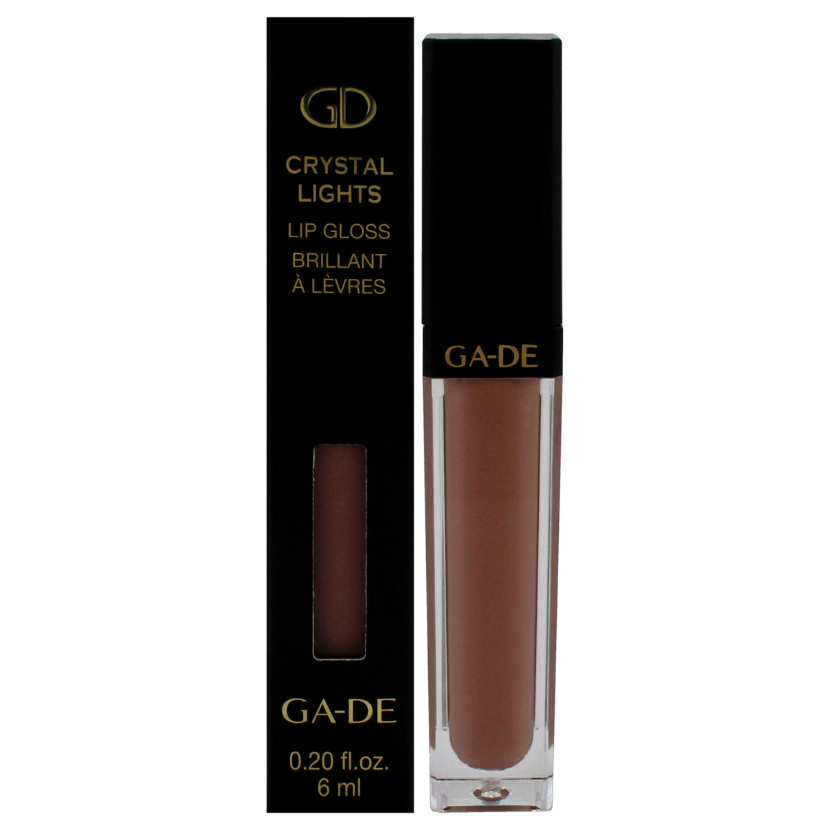 Crystal Lights Lip Gloss Sand Opal - Moisturizing High Shine Makeup for Women