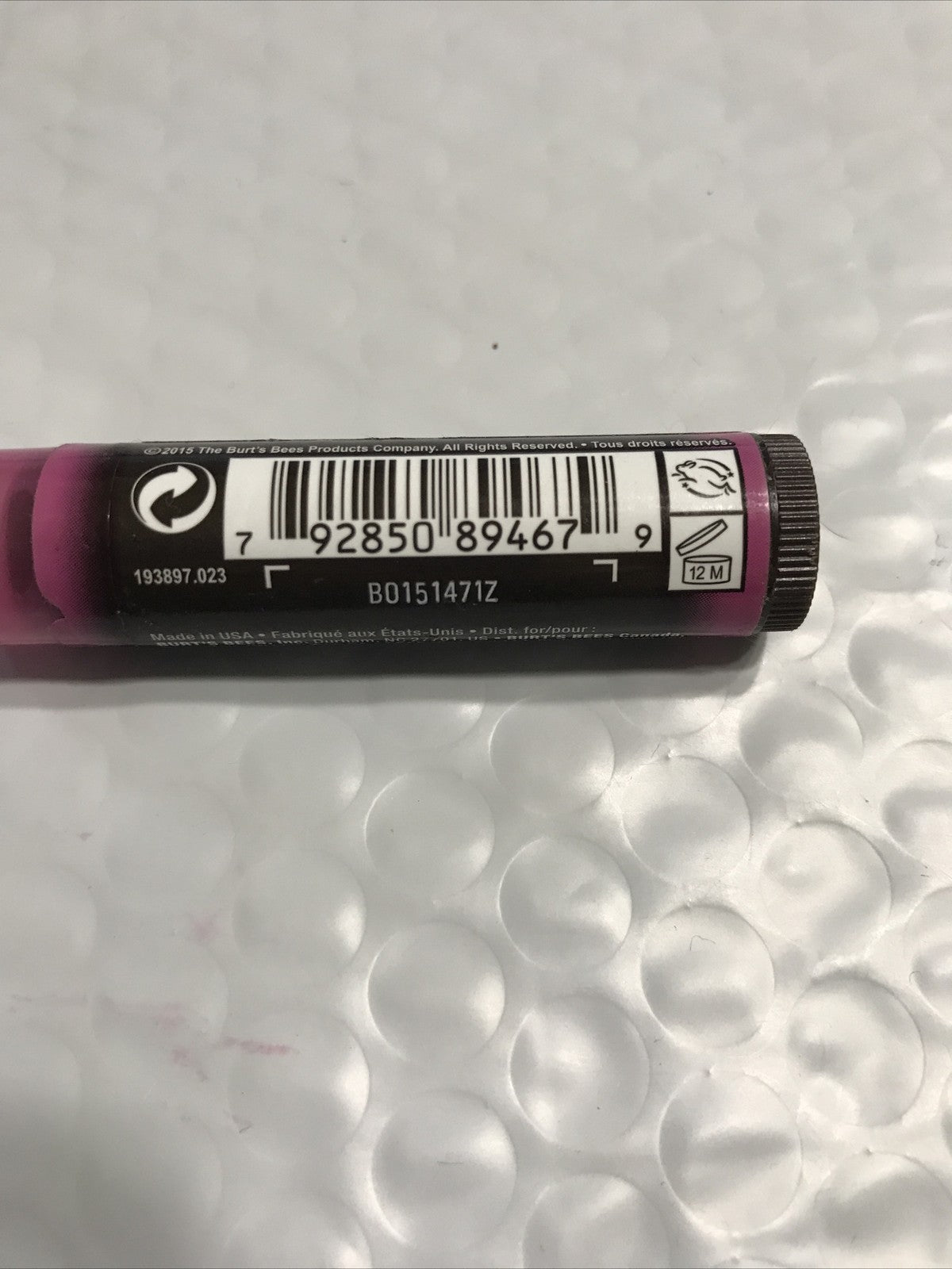 Tinted Lip Balm Sweet Violet - Sealed Burt's Bees Lip Care