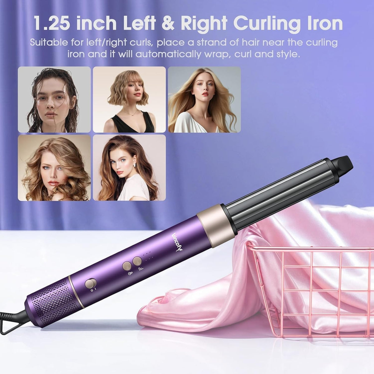 7-in-1 Hair Dryer Brush Set - Auto Curling, Straightening & Volumizing
