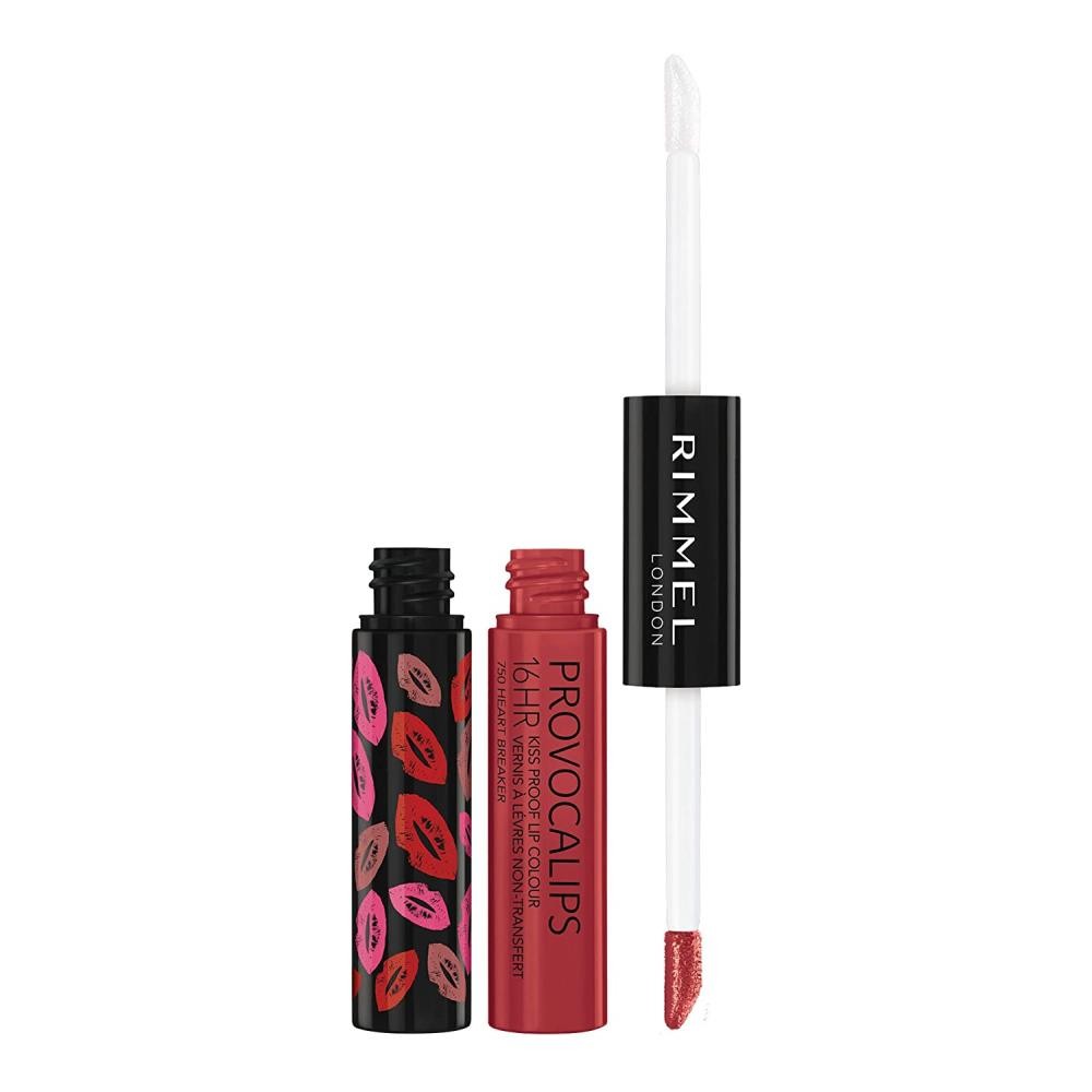 3-Pack Long-Lasting Kiss-Proof Lipstick with Glossy Finish - 750 Heart Breaker