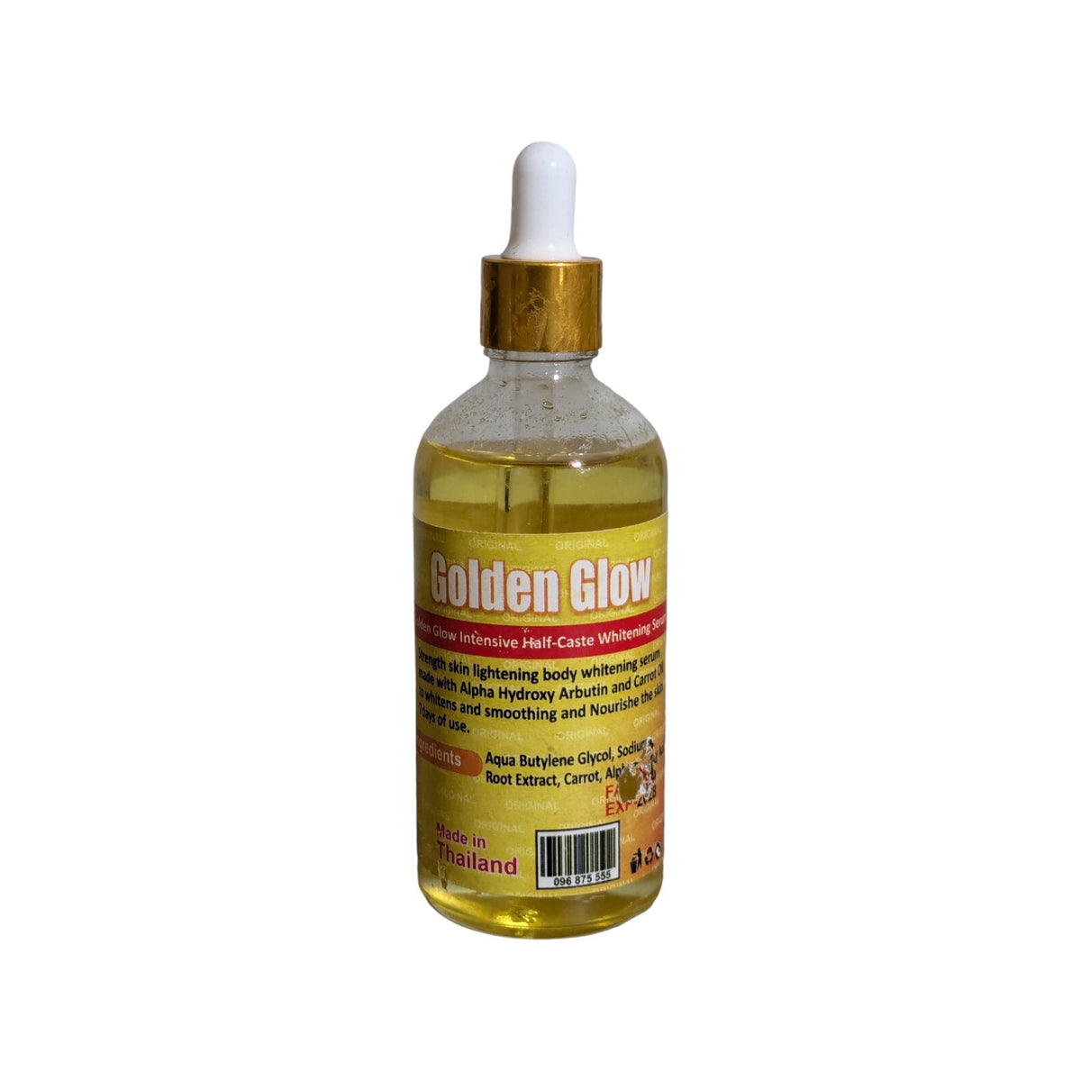 Golden Glow Brightening Face Serum & Vitamin C Cream Set - Whitening Skin Care