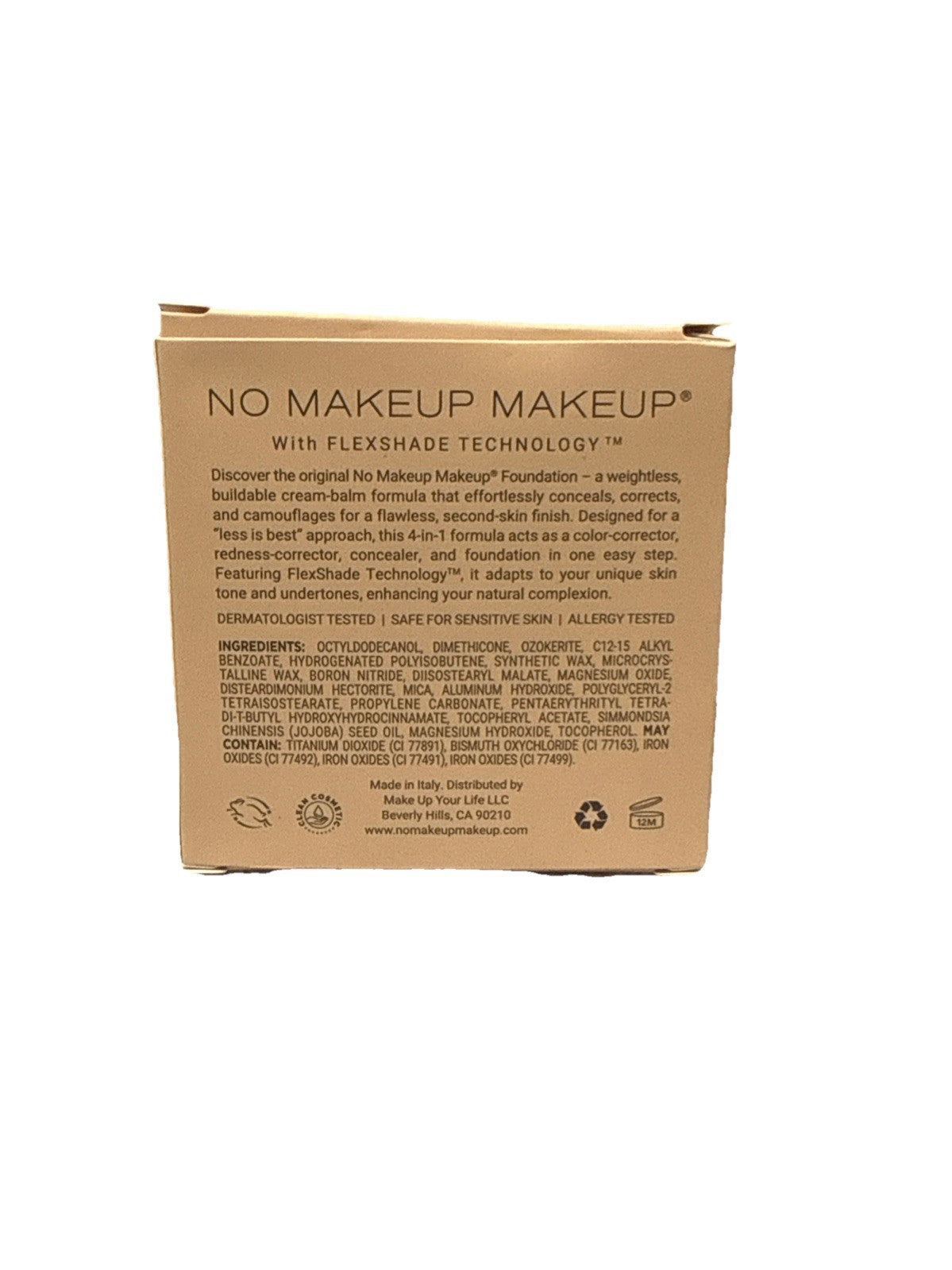 Light Medium Face Makeup Foundation - No Makeup Original