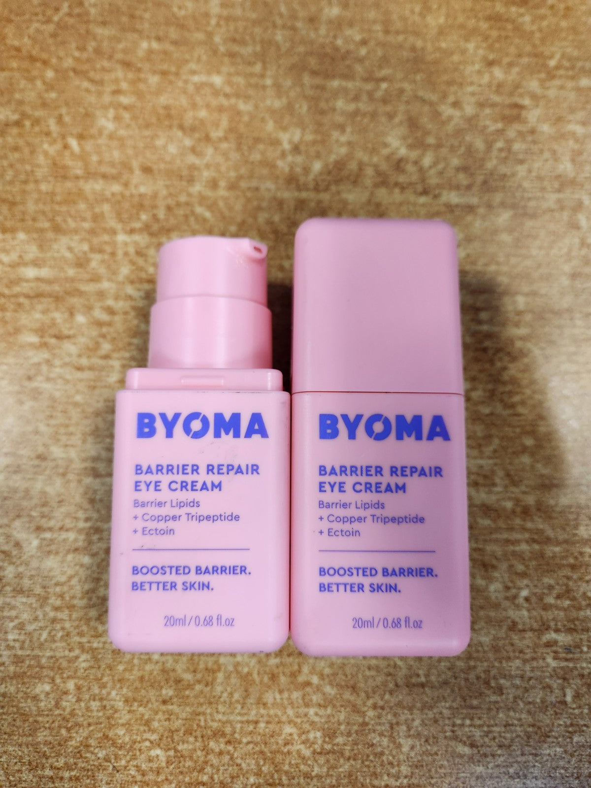 BYOMA Barrier Repair Eye Cream - Hydrating Anti-Aging Formula, 0.68 oz, Pack of 2