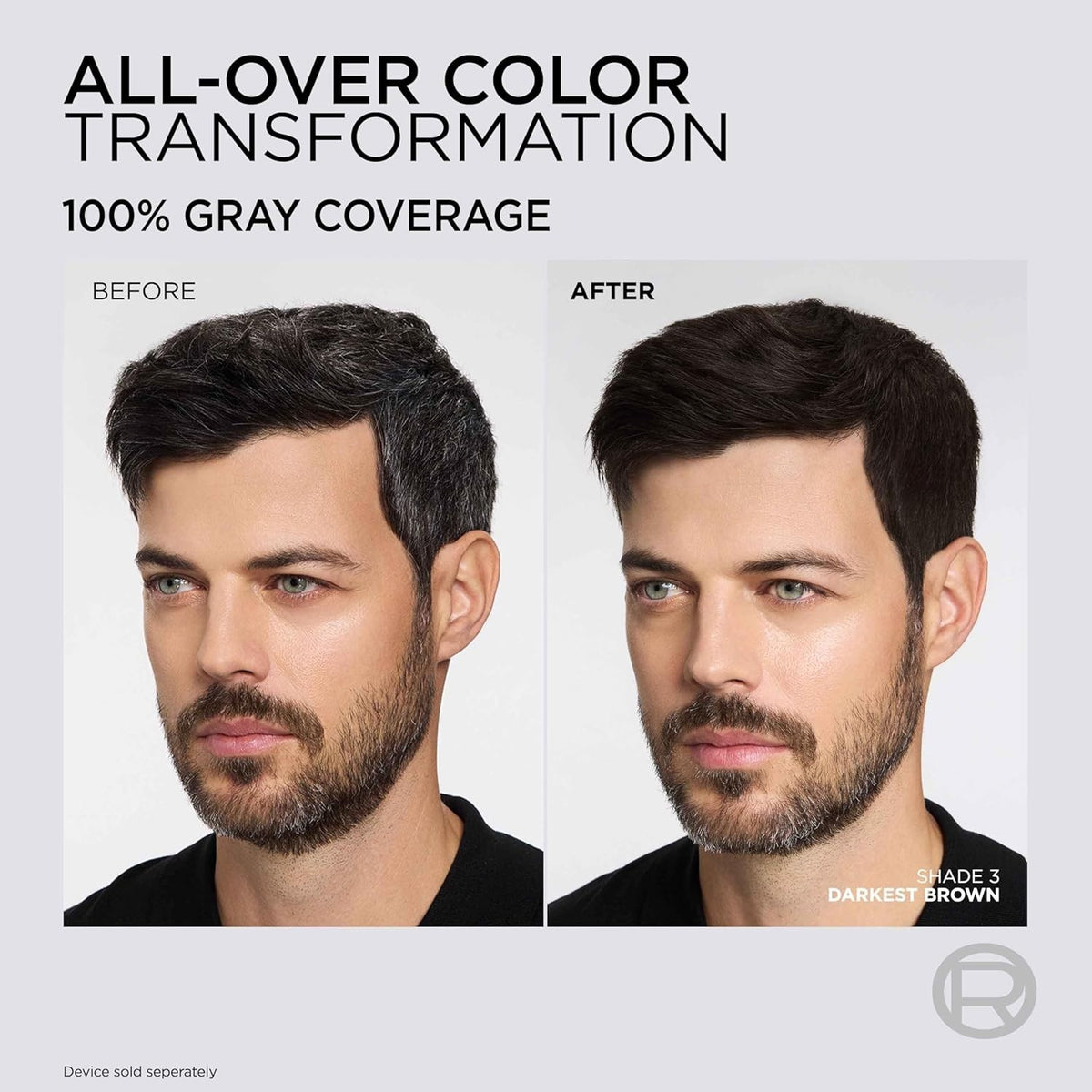Hair Color Cartridge for At-Home Permanent Hair Dye - Darkest Brown Mahogany - 2 Pack