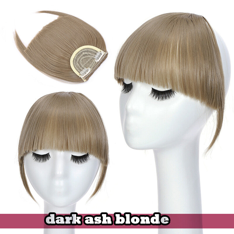 Natural Thick Clip-In Fringe Bang Hair Extensions - Human Hair Look