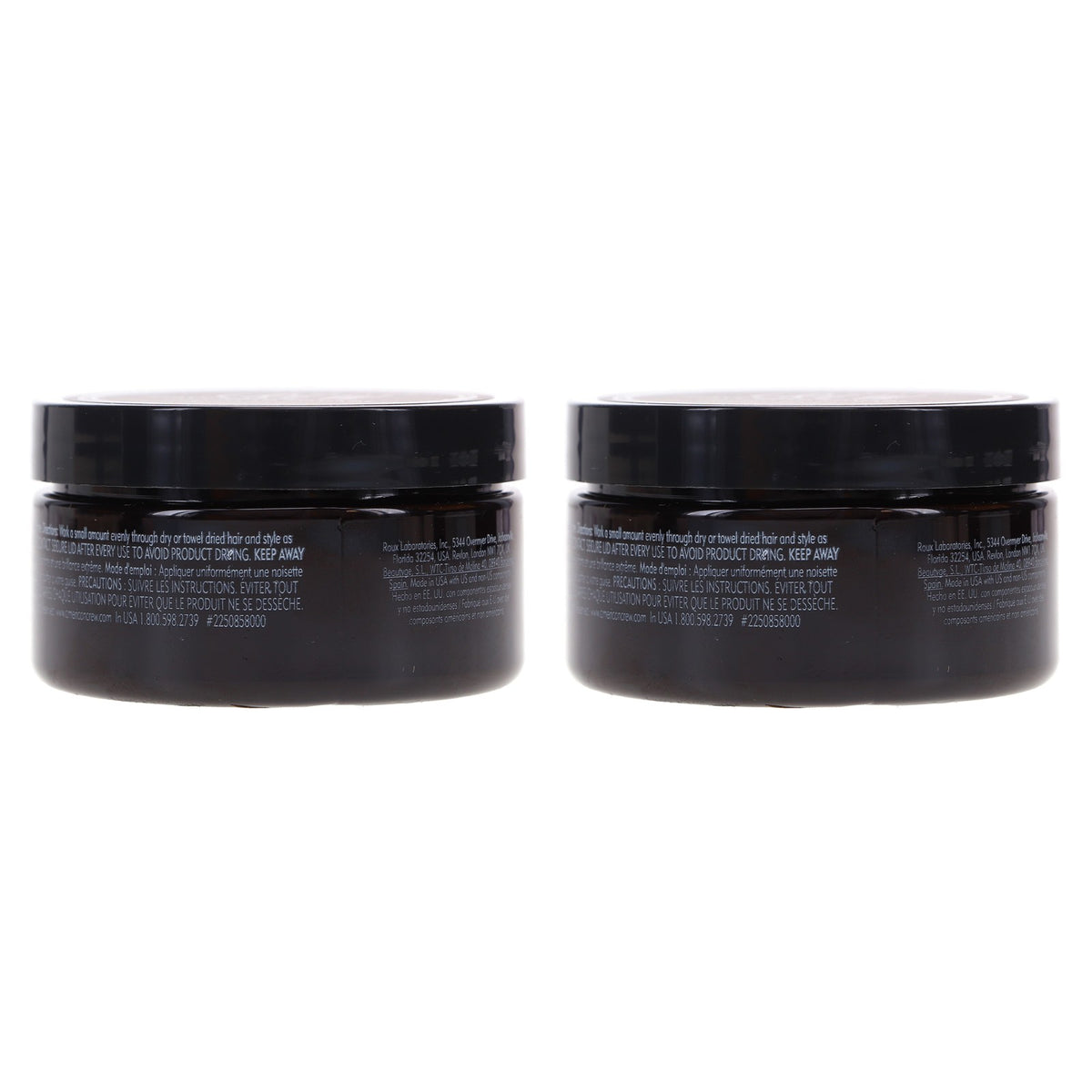 Heavy Hold Hair Pomade 3 oz - 2 Pack for Strong Styling & Shine