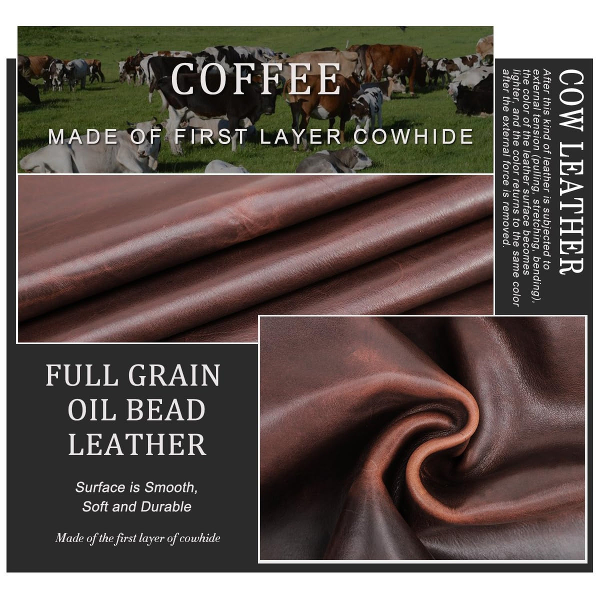 Full Grain Leather Travel Toiletry Bag for Men - Large Dopp Kit with Handle