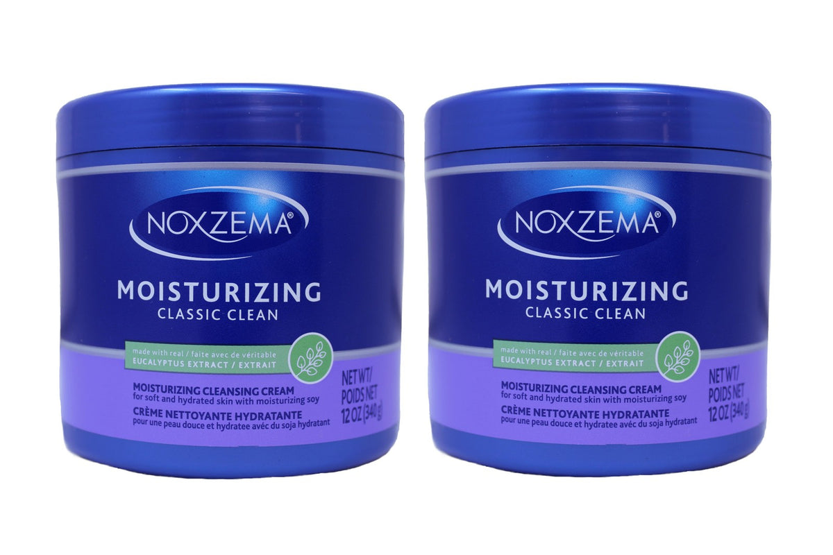 Noxzema Classic Cleansing Cream 12 oz - 2 Pack Face & Makeup Remover