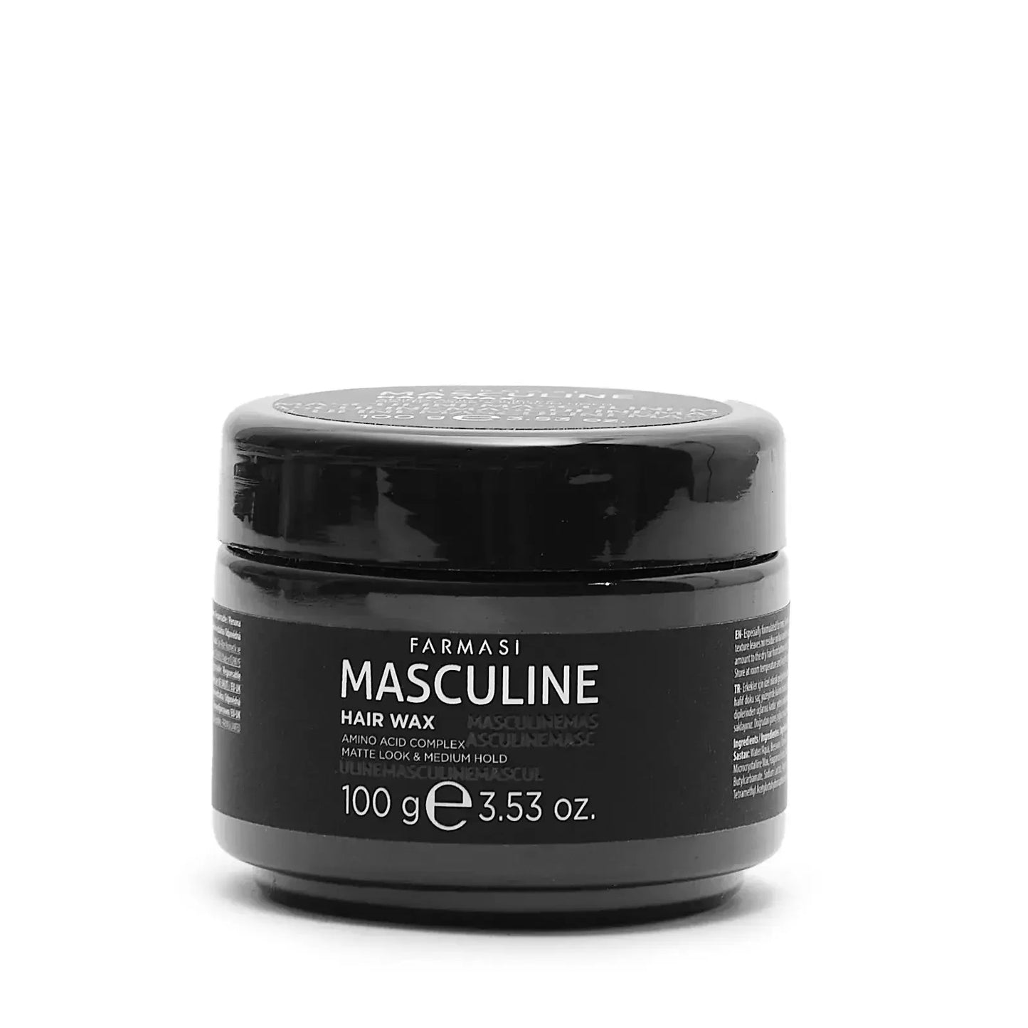 Men's Hair Wax Medium Hold with Amino Acid Complex - 100g