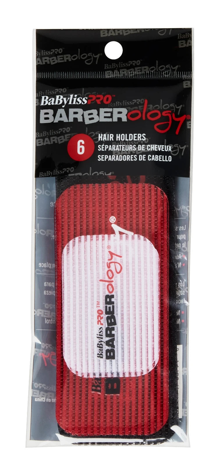 BabylissPRO Barberology Hair Holder Grip 6pcs BVGRIP